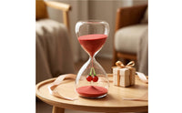 15-Minute Glass Hourglass Transparent Hourglass Timer Decorative Sand Clock Timer Elegant for Professionals, Students, Desk, Office, Kitchen, Meditation