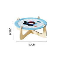 Reversible Textile Double Layer Feline Lounger Soft and Comfy Double Layer Feline Bed Breathable for Indoor