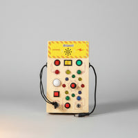 Busy Board with Sensory Switch Board Activity toy Skills for Travel, Preschool
