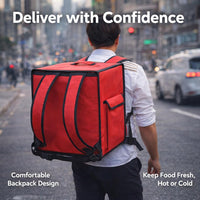 Food Delivery Bag for Restaurant, Hot Cold Food Delivery Ideal, Bag Hot Cold Food, Delivery Bag Insulated Waterproof, Bag Hot Cold for Courier