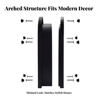 Screw-Mounted Arched Pet Door Mounting Screws Cat Door Insert Plastic Animal Gear