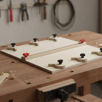 Guitar Plate Joining Jig Sturdy Birch Wood Acoustic Guitar Glueassembly Board Stable and Resistant Luthier Workbench for Workshop