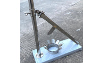 Durian Opener Stainless Steel Durian Opening Tool Commercial Grade Food Prep Equipment for Fruit Shop Owners, Restaurant, Market Stall