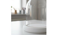 Preserved Flower Dome High Clearness Dome Jar with Base Desktop Dome Jar Decorative Illuminated Brightness Cloche Perfect Gift