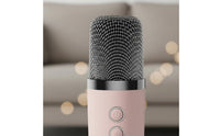 KTV Effects Wireless Handheld Transmitter and Speaker Set Noise Reduction Portable Bluetooth Singing Machine Colorful LED Lights Audio Equipment for Outdoor