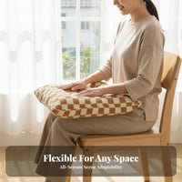 Student Desk Chair Cushion Versatile Soft Tufted Seat Cushion High Resilience Tatami Floor Pillow for Students, Adults, Dorm Room, Bedroom, Bench