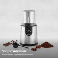 Coffee and Spice grinding machine Multiple Settings Stainless Steel Metal Body