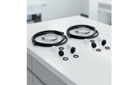 Pool Saddle Fitting Kit Threaded Pool tube Connector with Clamp Ribbed for Maintenance Technicians