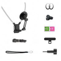 Stable Clamp First-Person Filming Mount Articulated Arm Neck-Mounted Support Bracket