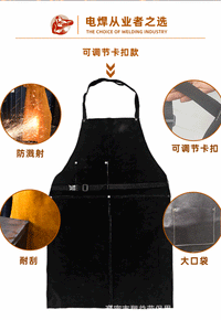 Top-Grain Leather Heat-Resistant Apron for Welding
