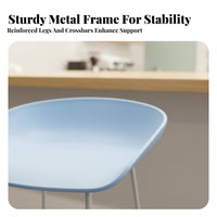 Nordic Design Saddle Seat Stool Minimalist Design Wireframe Saddle Stool Comfortable Seating Counters Tool Sturdy Frame for Cafe Owners, Homeowners, Interior Designers, Home Bar, Kitchen Island, Restaurant, Dining Room