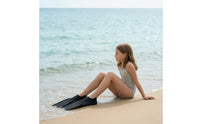Mermaid Monofin Rigid Mermaid Fin Monofin with Foot Pockets Lightweight Swim Fin with Foot Pockets Comfortable for Swimmers