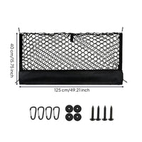 Double-Layer Cargo Net Universal Car Cargo Net Car Trunk Organizer with Mesh Flexible Heavy-Duty for Travelers, Road Trips