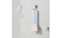Scraper with Long Handle Flexible Bathroom Scraper Cleaning Tool with Long Handle Ergonomic Scrubbing Brush Easy to Clean