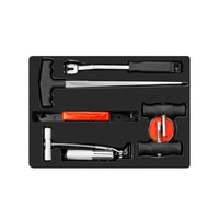 7 Pieces Automotive Windshield Glass Removal Kit with Tray Handheld Windshield Removal Tool Kit High-Performance Suction Cup Impact-Resistant for Mechanics