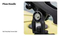 Adjustable Fishing Rod Holder Versatile Mounting Track Mount Fishing Rod Holder Large Easy-Grip Knob