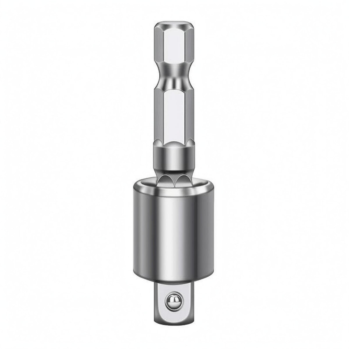 CR-V Steel Universal Hex-Shank Adapter Electroplated Hex to Square Adapter Forged