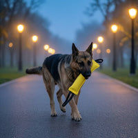 Padded Dog Tug Toy with Handles Textured Bite Pillow with Handles Safe Training Tug Hardwearing for Young Dogs