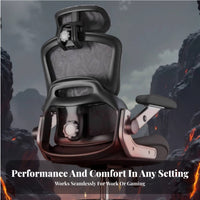 High Weight Capacity Heavy-Duty Ergonomic Chair Support Rolling Computer Seat 360° Swivel Office Furniture Adjustable Height for Telecommute Workers, People Working from Home, Students, Gaming Setup, Study Room, Bedroom