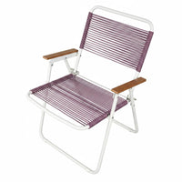 Easy to Carry Low Back Folding Chair Stable Frame Outdoor Furniture for Market Stall