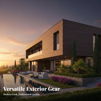 Co-Extruded WPC Siding Anti WPC Wall Panel Waterproof Wood Composite Wallboard for Homeowners, Builders, Courtyard, Outdoor, Balcony