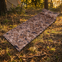 Inflatable Mattress with Automatic Inflation for Camping, Portable Air Bed and Air Mattress with Built-in Pillow, Durable Outdoor Sleeping Mat