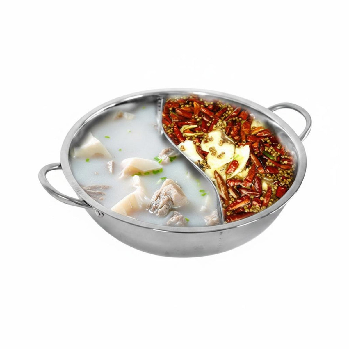 Hot Pot with Handles Polished Hot Pot Heat-Resistant Stockpot for Families, Home Cooking