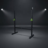 Adjustable Weight Bench Compact Floor Squat Stand Simple to Install Fitness Equipment for Weightlifters