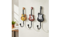 3 Pieces Guitar Wall Simple to Install to Install Guitar Wall Hooks Space-Saving for Guitarists, Bedroom