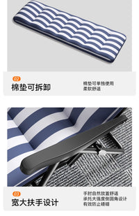 折叠躺椅午休椅办公室坐睡两用懒人睡椅2025新款沙发椅工位电脑椅