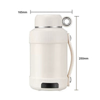 Leak-Resistant Portable Electric Kettle Cup Ribbed Travel Electric Kettle
