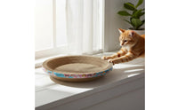 Multi-Functional Bowl Cat Scratcher Ergonomic Design Bowl Shaped Cat Scratcher Recyclable Material
