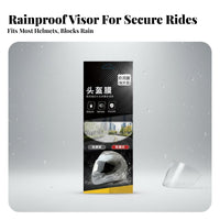 Motorcycle Helmet Anti-Fog Film Clear Vision Anti Fog Helmet Film Riding Gear Accessory High Transmittance Easy Installation