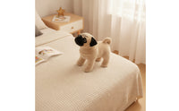 Pug Stuffed Cuddly Stuffed Pug Huggable for Birthday Gifts, Bedroom, Toddlers
