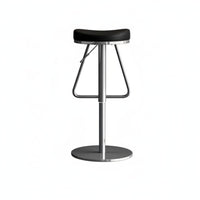 rotating Function Adjustable Backless Stool Integrated Footrest Adjustable Backless pubtool Stable Widened Base Bar Chair Modern design for Adults, Homeowners, Counter, Kitchen, Dining Room, Office