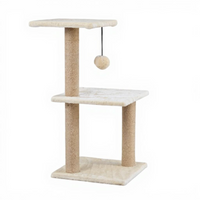 Multi-Functional Cat Tree with Sisal Rope, Space-Saving