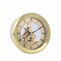 Skeleton Clock Insert Visible Gears Timekeeping Part Ornate Hands Timepiece