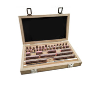 38 Pieces Accurate Precision Steel Gauge Block Set Hardened Steel Gauge Block Set Industrial Slip Gauges Workshop-Grade for Inspectors