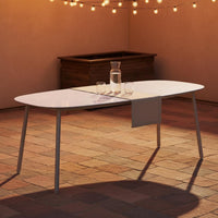 5 Pieces Aluminum Rattan Chair Set Modern Minimalist Rattan Chair Set Weather Resistant for Terrace