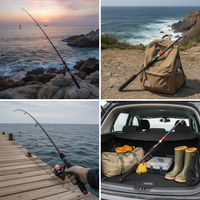 Portable Telescopic Lure Fishing Rod Mini Sea Rod