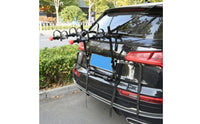 Strap-on Rear-Mounted Cycle Carrier Padded Car Trunk Bike Rack Universal Trunk Bike Rack Heavy-Duty for Cyclists