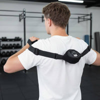 Massage Assist Strap Loop Connector Back Massage Strap Black