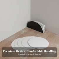 Self 90 Degree Corner Sander Easy Paper Change Inside Corner Sanding Tool Reusable Drywall Hand Sander Single-Handed Operation for DIY Enthusiasts, Professionals, Wall Corners, Painting Prep, Home Renovation, Furniture Refinishing