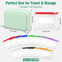 Waterproof Pill Pouch Set with Large Capacity Storage