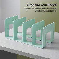 Desktop Bookshelf Book Holder for Reading, Lightweight Freestanding Stand for Students Living Room Storage Organizer