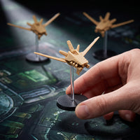 Miniature Sci-Fi Mech Infantry Tabletop Wargame Models