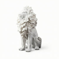 Lion Decor Statue Modern-Luxe Home Decoration Lion Elegant for Office, Sofa Side