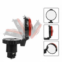 Crystal Clear Cycle Handlebar Mirror Shatter Resistant Acrylic Cycle Mirror for Commuting