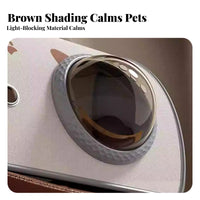 Portable Space Capsule Pet Backpack Breathable Space Capsule Pet Carrier Adjustable Padded Straps for Travelers, Outdoor Enthusiasts, Hiking