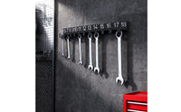 Numbered Wrench Organizer Space-Saving Wall-Mounted Mounted Wrench Rack Easy Installation Spanner Storage Hanger for Workshop